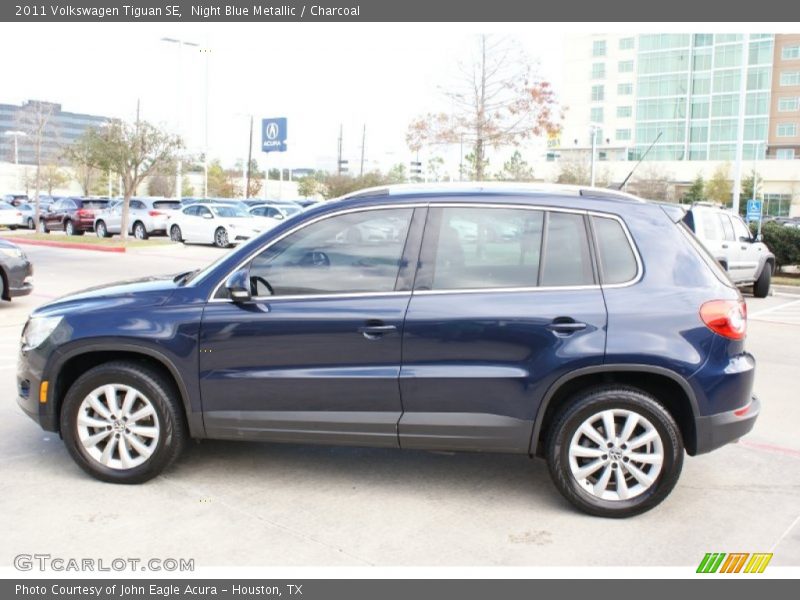 Night Blue Metallic / Charcoal 2011 Volkswagen Tiguan SE