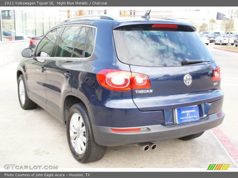 Night Blue Metallic / Charcoal 2011 Volkswagen Tiguan SE