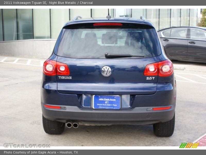 Night Blue Metallic / Charcoal 2011 Volkswagen Tiguan SE