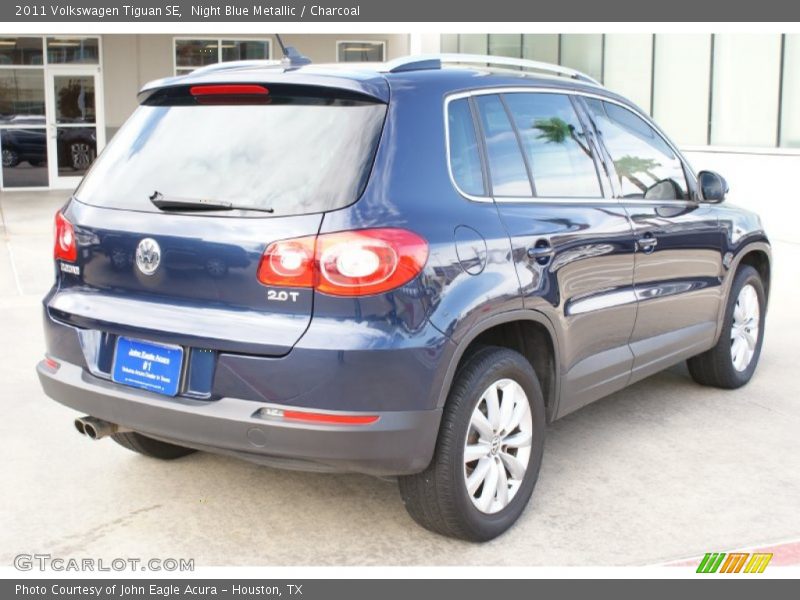 Night Blue Metallic / Charcoal 2011 Volkswagen Tiguan SE