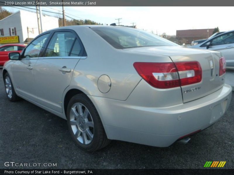 Smokestone Metallic / Sand 2009 Lincoln MKZ Sedan