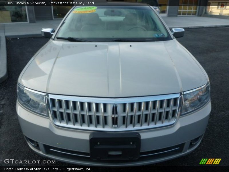 Smokestone Metallic / Sand 2009 Lincoln MKZ Sedan