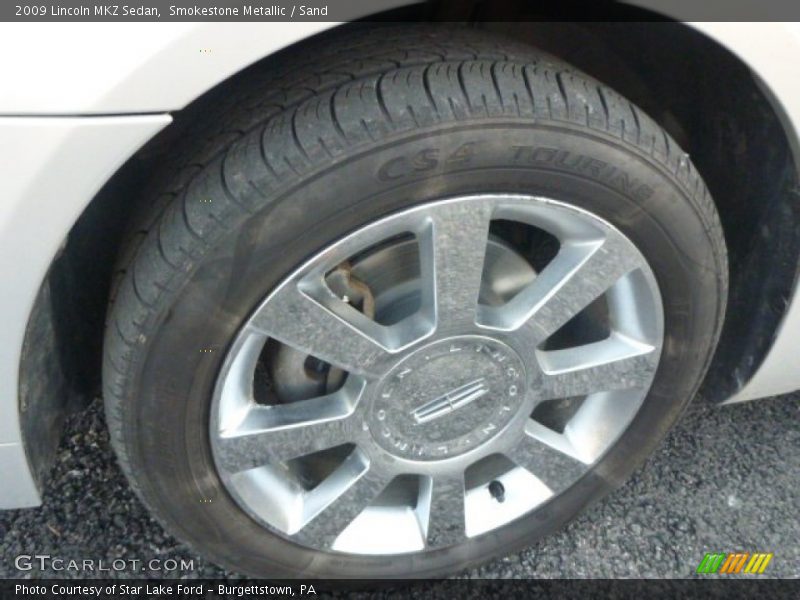 Smokestone Metallic / Sand 2009 Lincoln MKZ Sedan