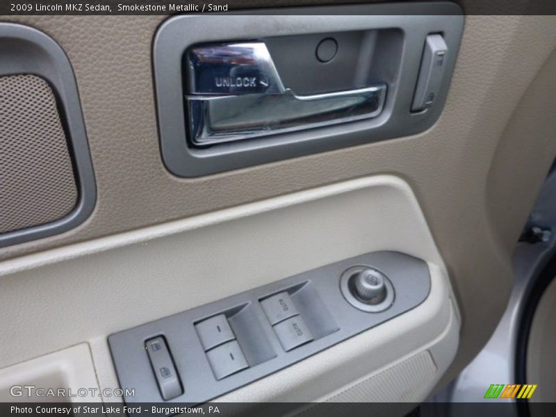 Smokestone Metallic / Sand 2009 Lincoln MKZ Sedan