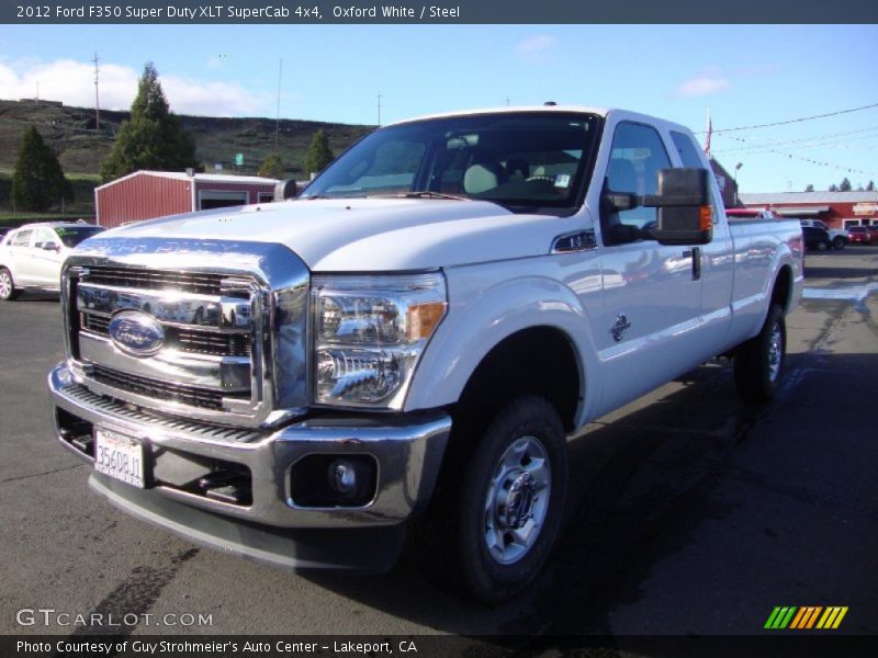 Oxford White / Steel 2012 Ford F350 Super Duty XLT SuperCab 4x4
