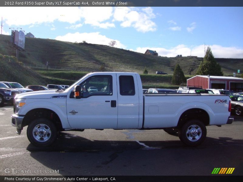 Oxford White / Steel 2012 Ford F350 Super Duty XLT SuperCab 4x4