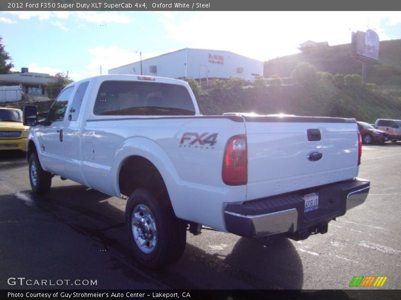 Oxford White / Steel 2012 Ford F350 Super Duty XLT SuperCab 4x4