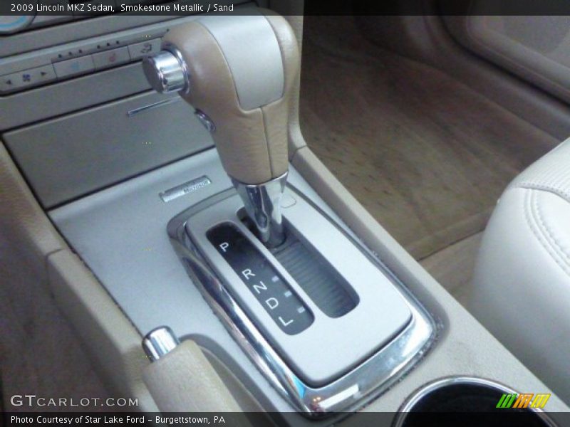 Smokestone Metallic / Sand 2009 Lincoln MKZ Sedan