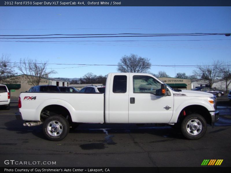 Oxford White / Steel 2012 Ford F350 Super Duty XLT SuperCab 4x4