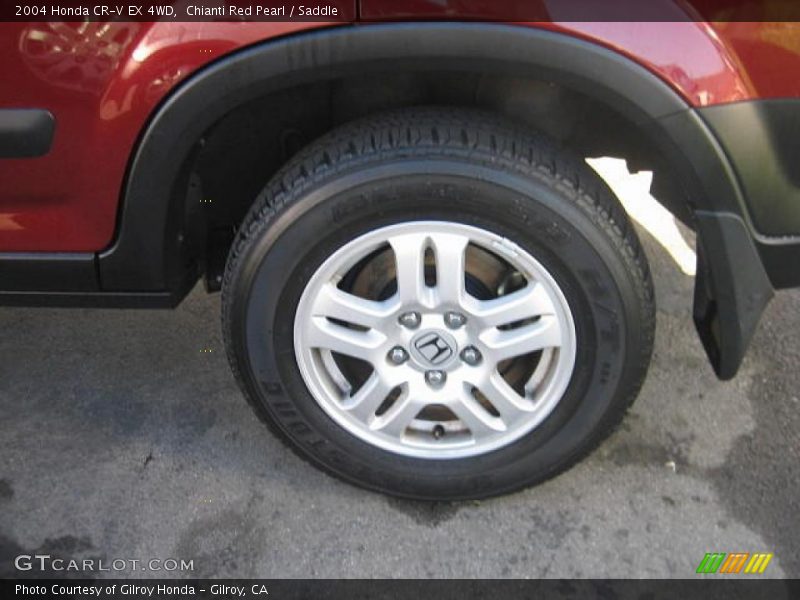 Chianti Red Pearl / Saddle 2004 Honda CR-V EX 4WD