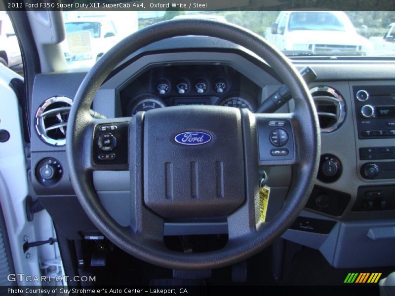 Oxford White / Steel 2012 Ford F350 Super Duty XLT SuperCab 4x4