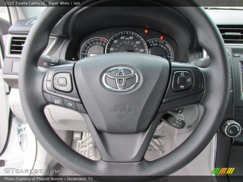 Super White / Ash 2015 Toyota Camry LE