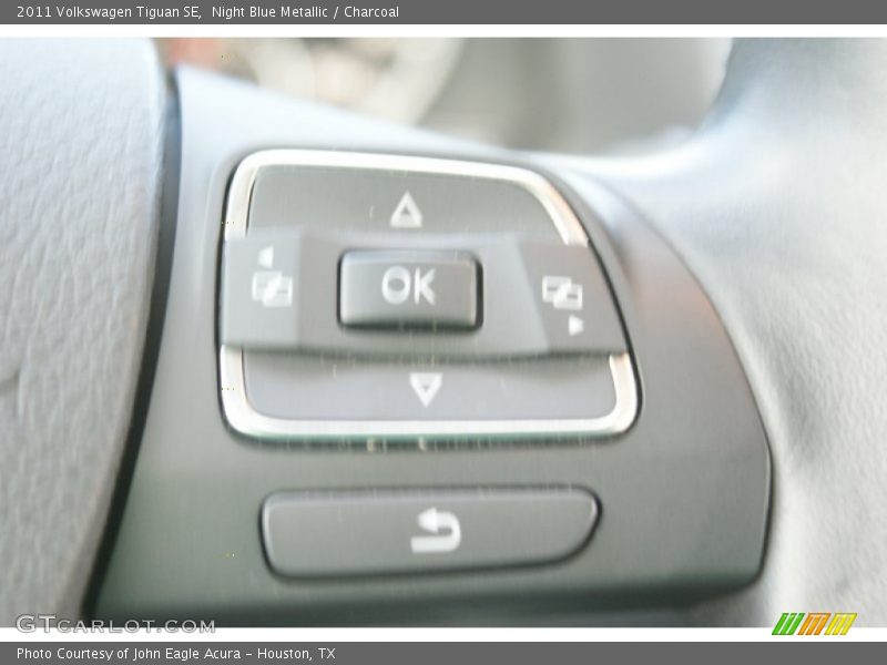 Night Blue Metallic / Charcoal 2011 Volkswagen Tiguan SE