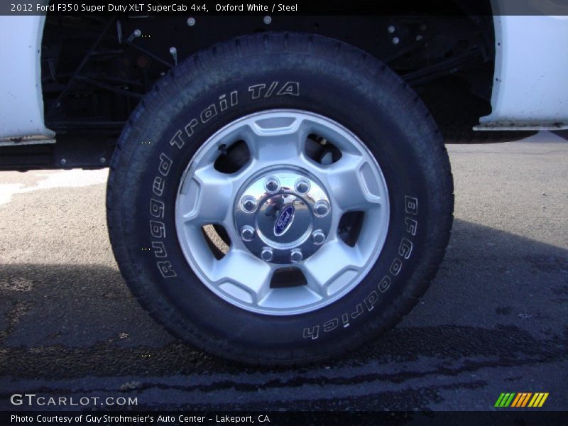 Oxford White / Steel 2012 Ford F350 Super Duty XLT SuperCab 4x4