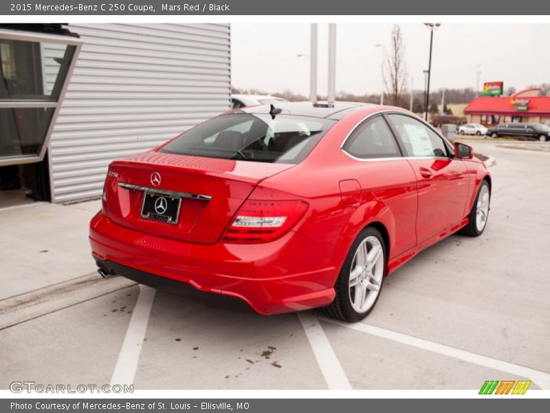 Mars Red / Black 2015 Mercedes-Benz C 250 Coupe