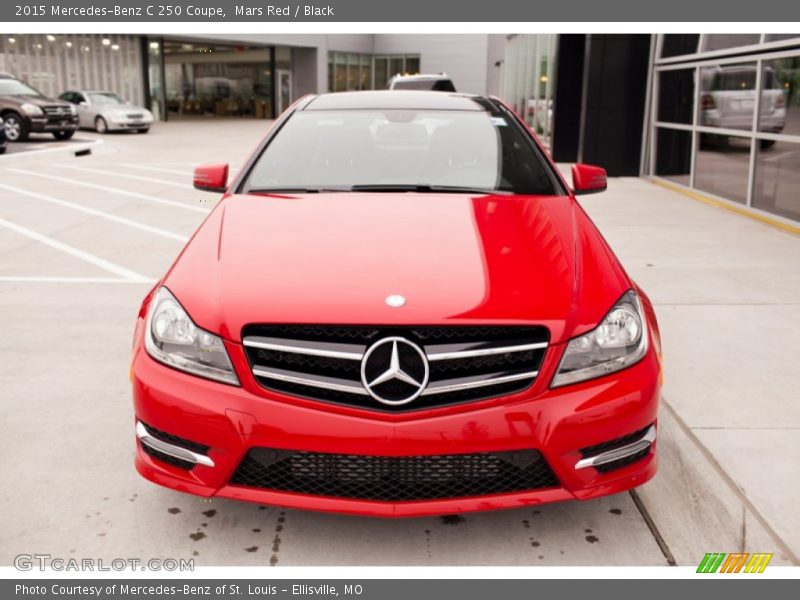 Mars Red / Black 2015 Mercedes-Benz C 250 Coupe