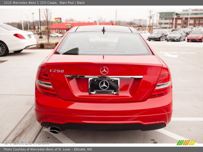 Mars Red / Black 2015 Mercedes-Benz C 250 Coupe