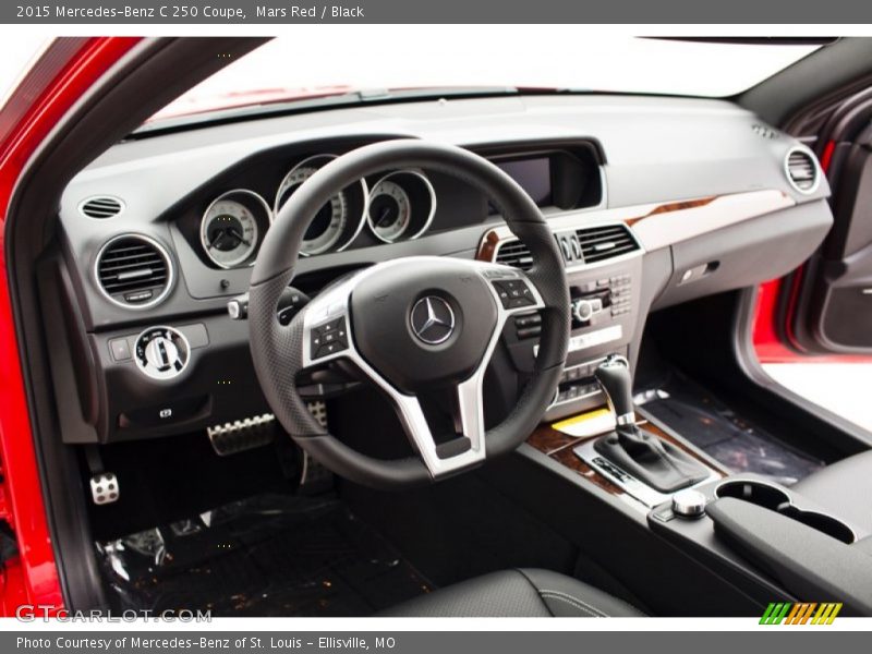 Mars Red / Black 2015 Mercedes-Benz C 250 Coupe
