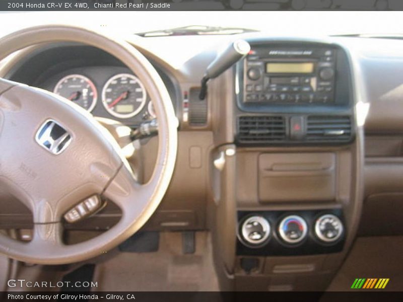 Chianti Red Pearl / Saddle 2004 Honda CR-V EX 4WD