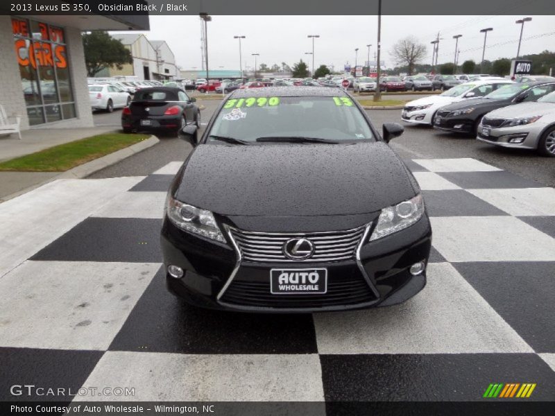 Obsidian Black / Black 2013 Lexus ES 350