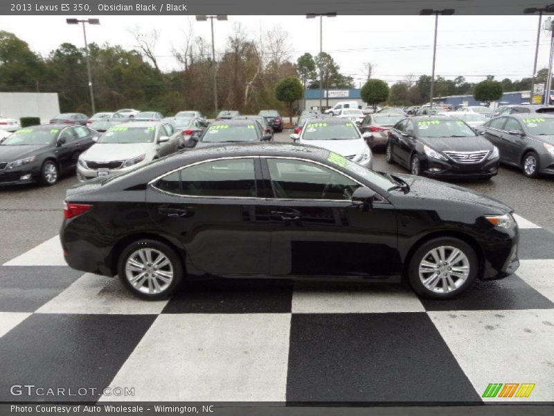Obsidian Black / Black 2013 Lexus ES 350