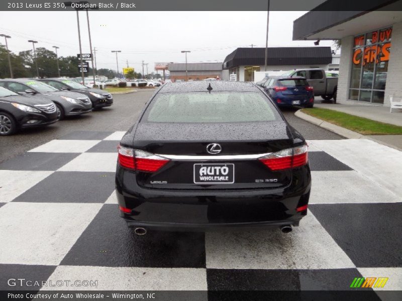 Obsidian Black / Black 2013 Lexus ES 350