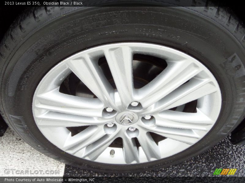 Obsidian Black / Black 2013 Lexus ES 350