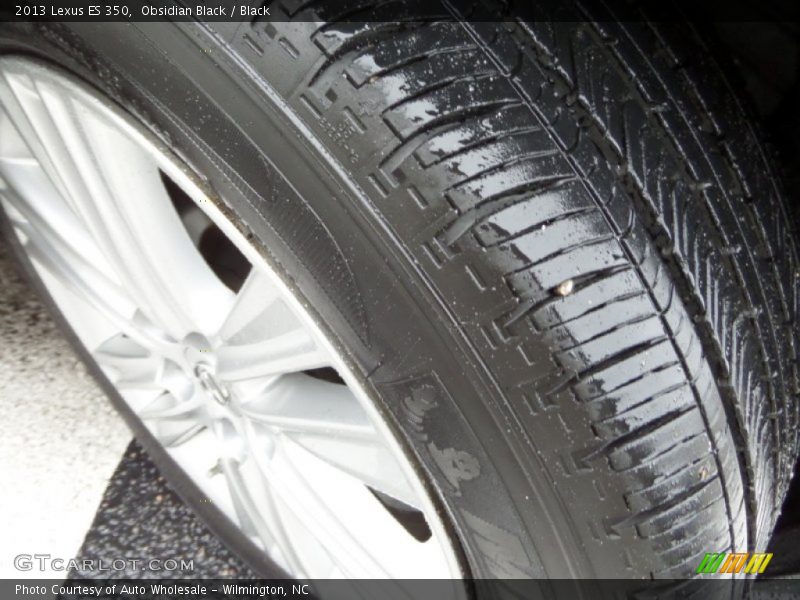Obsidian Black / Black 2013 Lexus ES 350