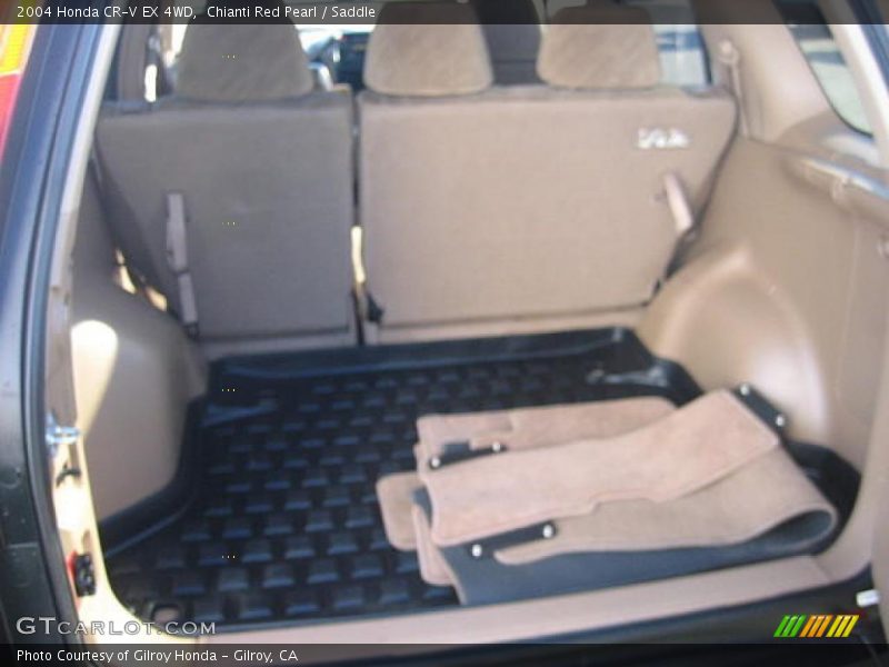Chianti Red Pearl / Saddle 2004 Honda CR-V EX 4WD