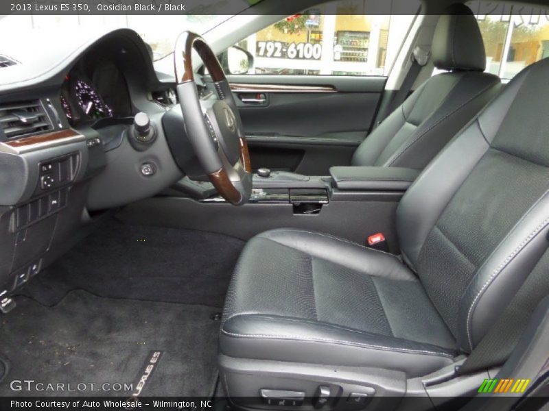 Obsidian Black / Black 2013 Lexus ES 350