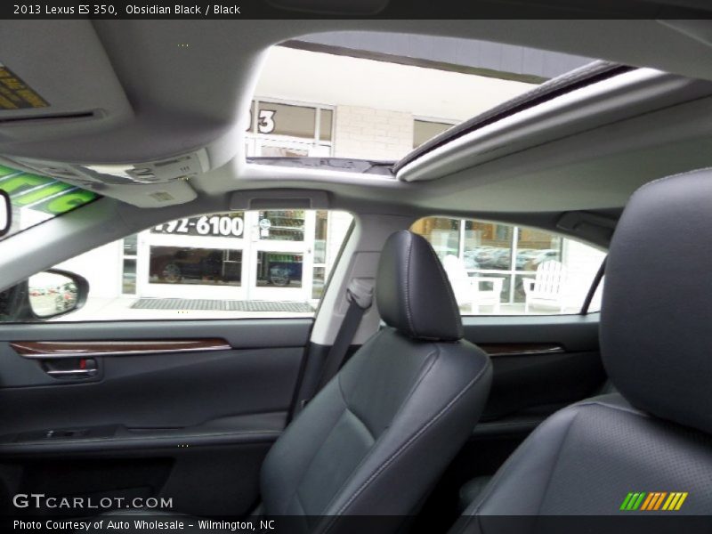Obsidian Black / Black 2013 Lexus ES 350