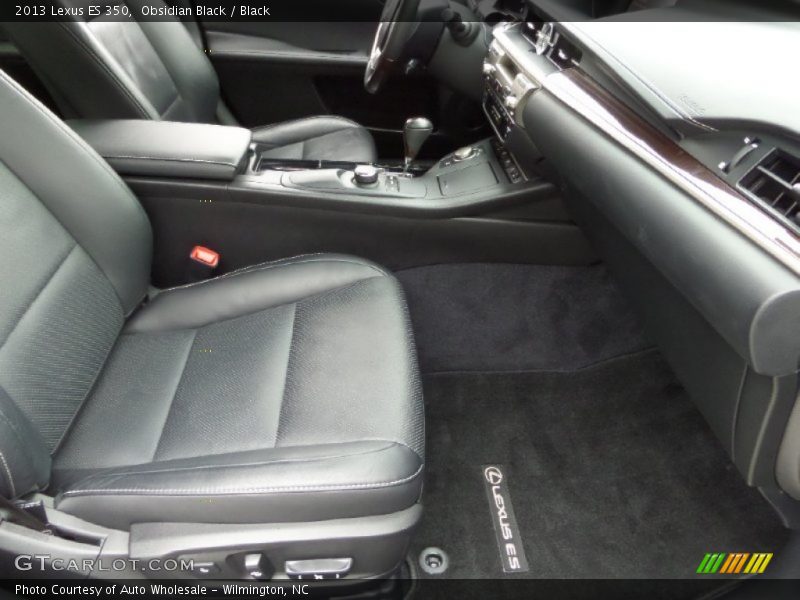 Obsidian Black / Black 2013 Lexus ES 350