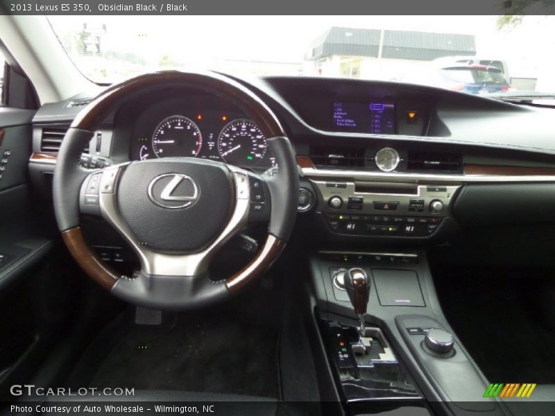 Obsidian Black / Black 2013 Lexus ES 350
