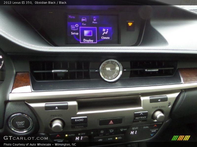 Obsidian Black / Black 2013 Lexus ES 350