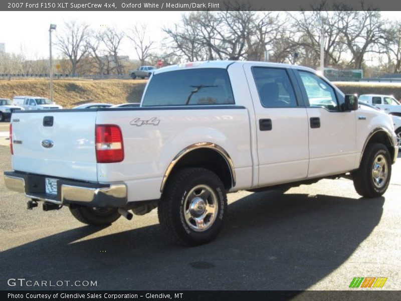 Oxford White / Medium/Dark Flint 2007 Ford F150 XLT SuperCrew 4x4