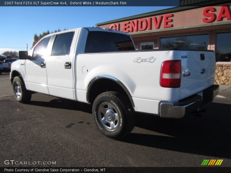 Oxford White / Medium/Dark Flint 2007 Ford F150 XLT SuperCrew 4x4
