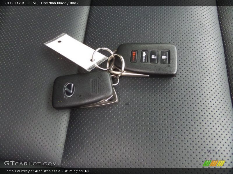 Obsidian Black / Black 2013 Lexus ES 350
