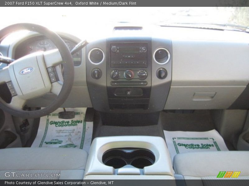 Oxford White / Medium/Dark Flint 2007 Ford F150 XLT SuperCrew 4x4