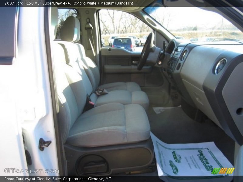 Oxford White / Medium/Dark Flint 2007 Ford F150 XLT SuperCrew 4x4