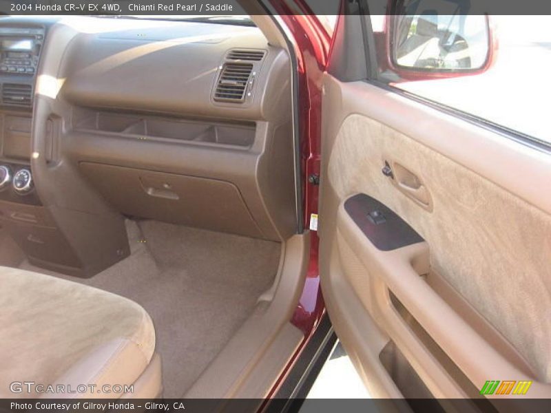 Chianti Red Pearl / Saddle 2004 Honda CR-V EX 4WD
