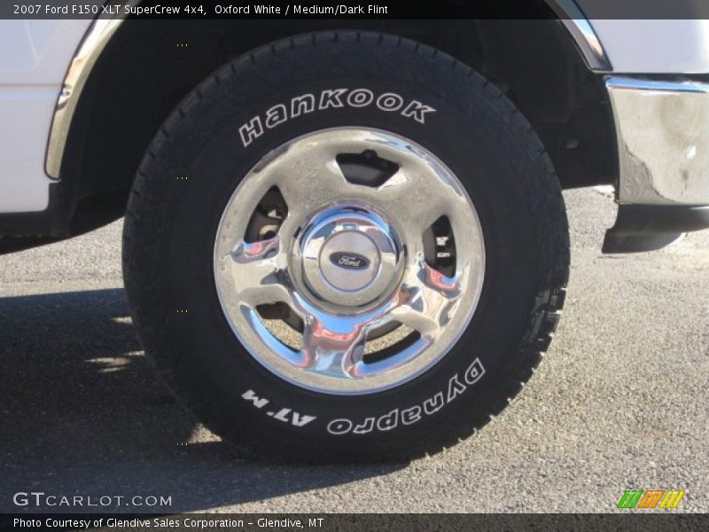 Oxford White / Medium/Dark Flint 2007 Ford F150 XLT SuperCrew 4x4