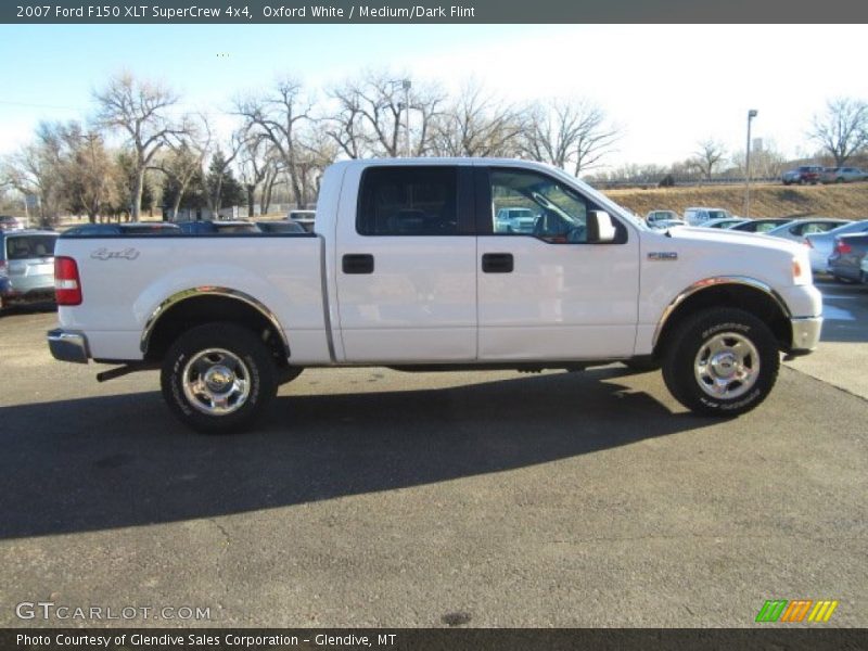Oxford White / Medium/Dark Flint 2007 Ford F150 XLT SuperCrew 4x4