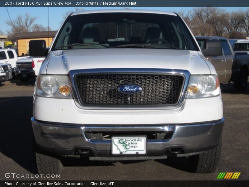 Oxford White / Medium/Dark Flint 2007 Ford F150 XLT SuperCrew 4x4
