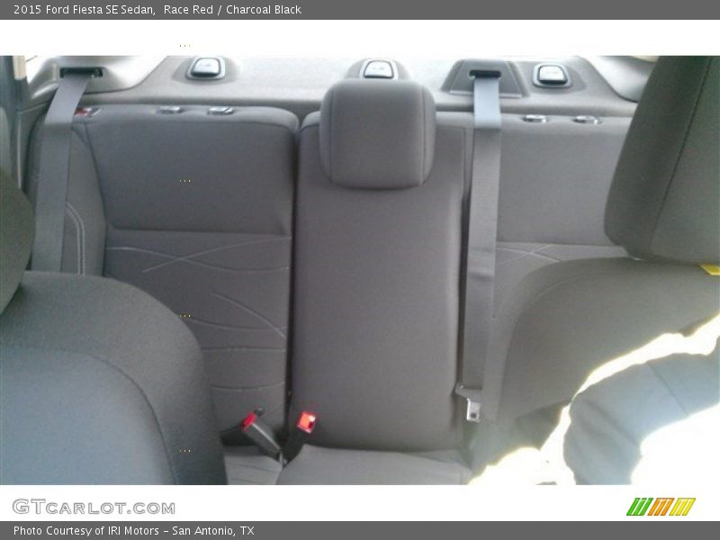 Race Red / Charcoal Black 2015 Ford Fiesta SE Sedan