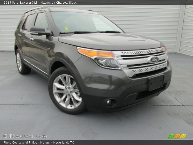 Magnetic / Charcoal Black 2015 Ford Explorer XLT