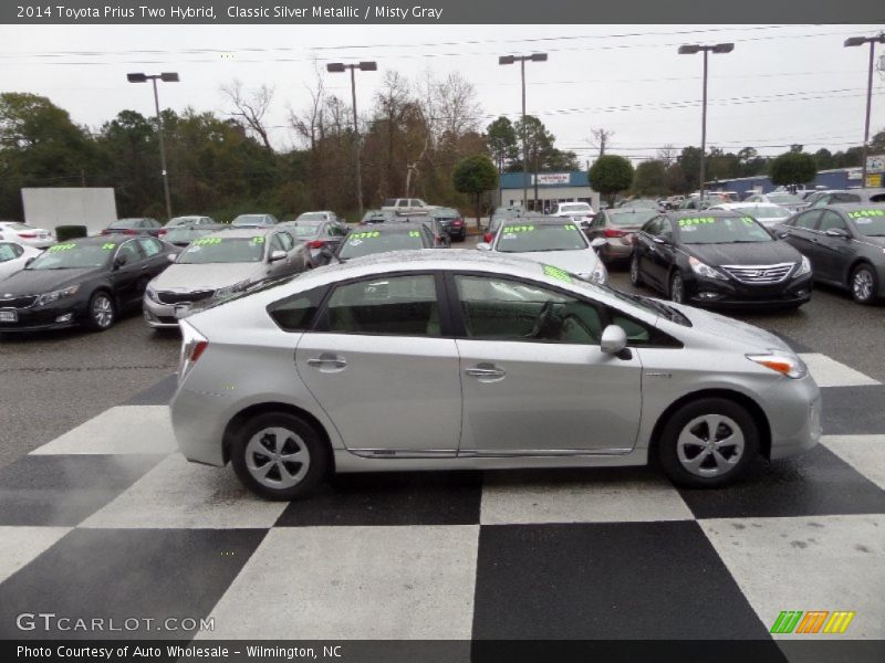 Classic Silver Metallic / Misty Gray 2014 Toyota Prius Two Hybrid