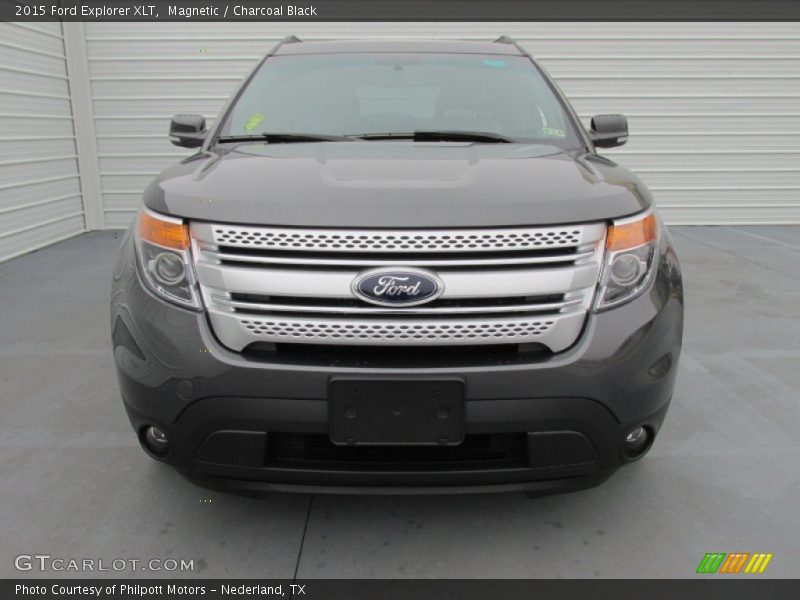 Magnetic / Charcoal Black 2015 Ford Explorer XLT