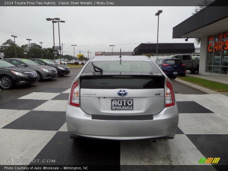 Classic Silver Metallic / Misty Gray 2014 Toyota Prius Two Hybrid