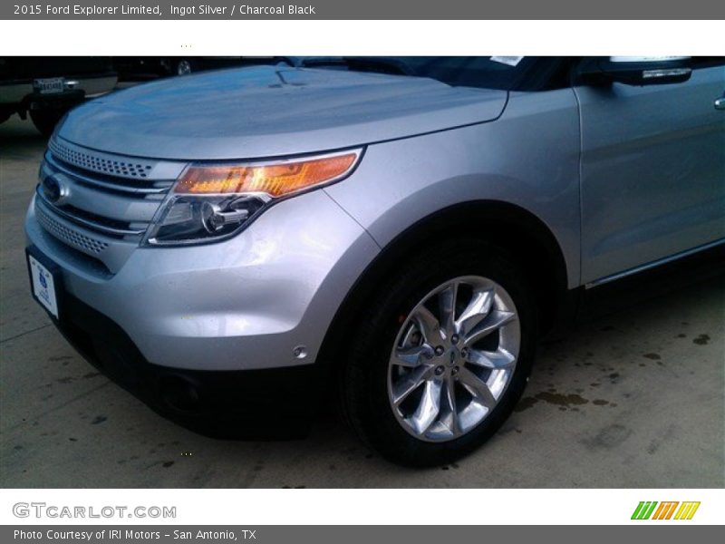 Ingot Silver / Charcoal Black 2015 Ford Explorer Limited