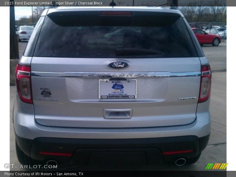 Ingot Silver / Charcoal Black 2015 Ford Explorer Limited